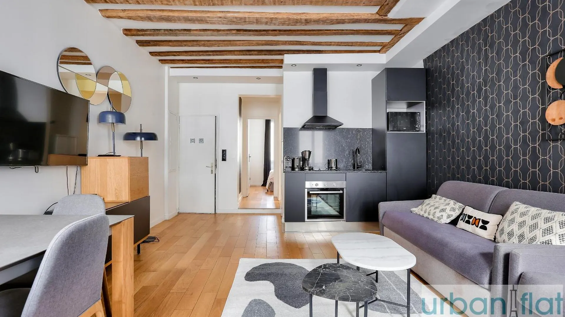 Urban Flat 96 - 1 Bedroom Aboukir Paris Apartment
